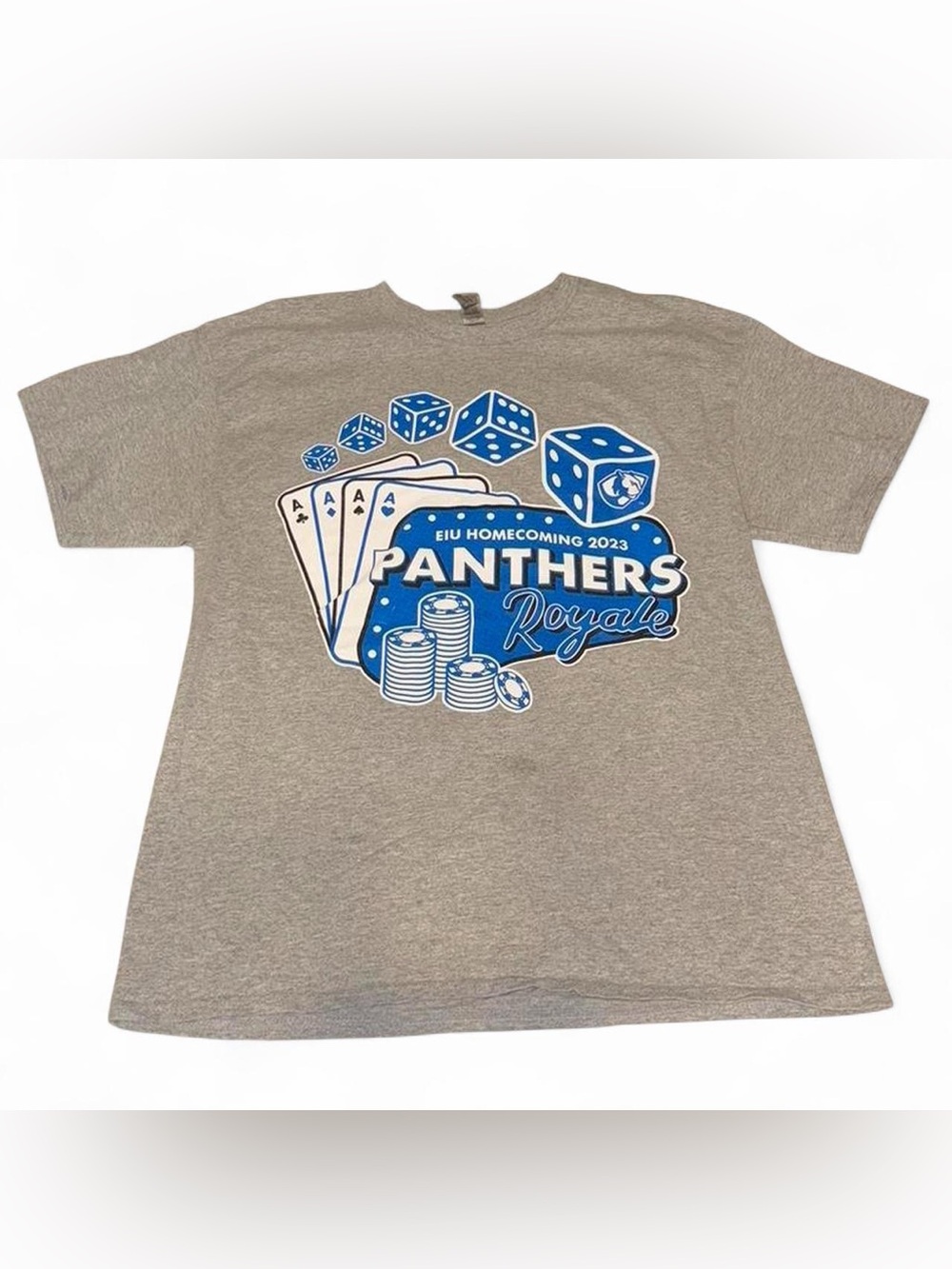 Gildan Gray Heavy Cotton T-Shirt Tag